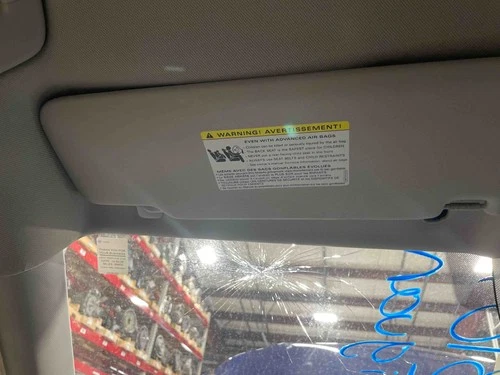 2021 VW Tiguan Sun Visor Driver Left Front Top Shade Panel LH Side Gray OEM