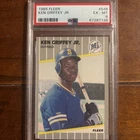 1989 FLEER #548 KEN GRIFFEY JR. Rookie Card HOF PSA 6🔥