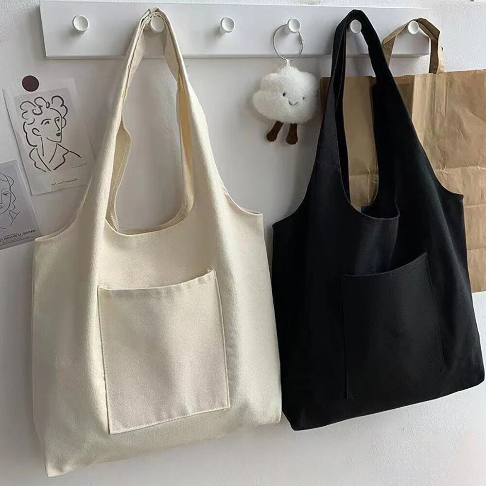 Women Travel Shopping Tote Bag Shoulder handbag Pouch With Side