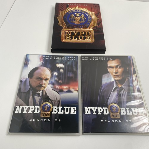 NYPD BLUE: Season 1-3 1 2 3 DVD Boxed Sets - New York Police Department TV Show - Picture 9 of 11