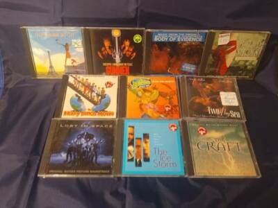 10 soundtrack CDs - All Different - Group 4, all Very Good or better - Free Ship