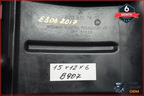 2017 - 2019 MERCEDES E300 W213 AIR INTAKE INLET SCOOP FILTER OEM A2138307400 - Picture 6 of 6