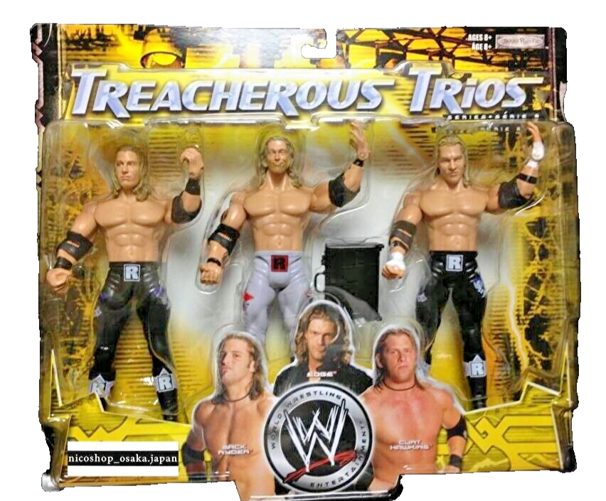WWE Jakks Treacherous Trios Series 8 Zack Edge Hawkins WWE Jakks Treacherous Trios Series 8 Zack Edge Hawkins