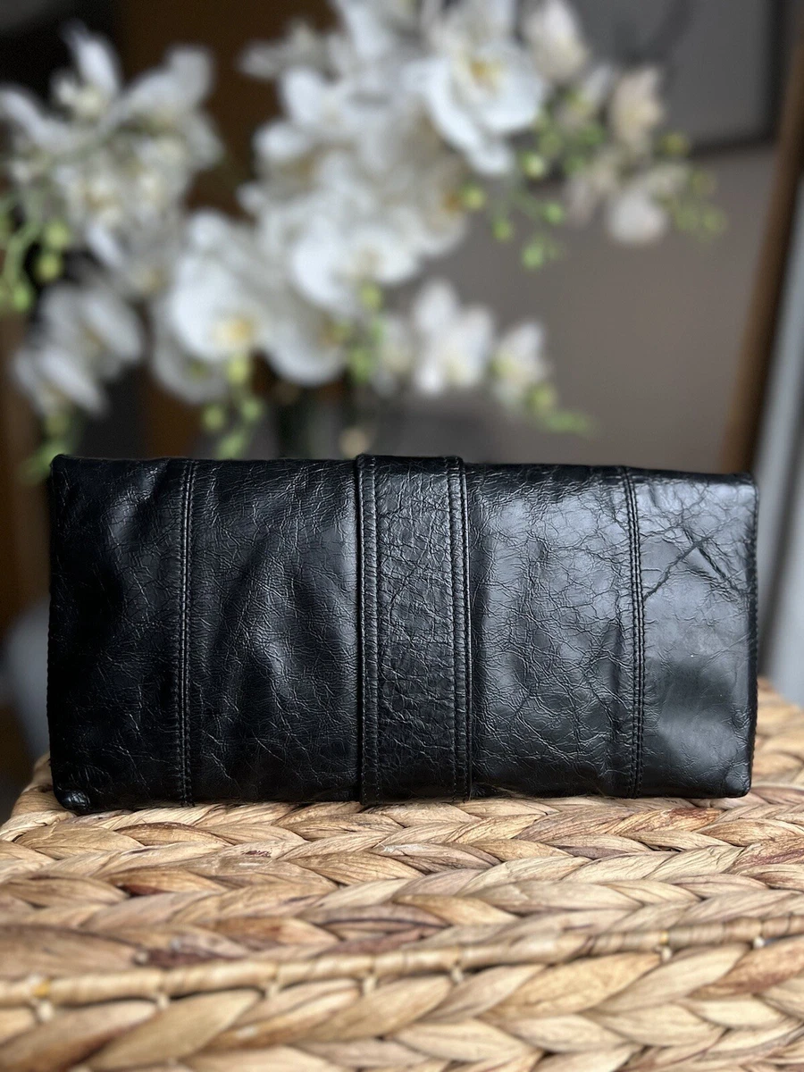 Faith black clutch bag sale