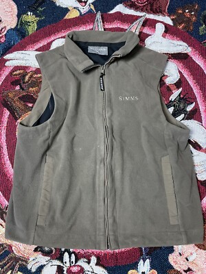 Simms Vest Fishing Products Size Medium M Color Green