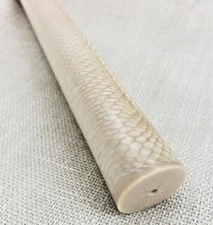 Juma Ivory Snake 22mm / .866 Dia. x 12" Rod For Pens, Stems, Pipes, Knives - 1pc