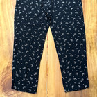 & Other Stories Women's Pants 4 Shooting Star Print Pull on Elastic Black H3-17 — photo 9