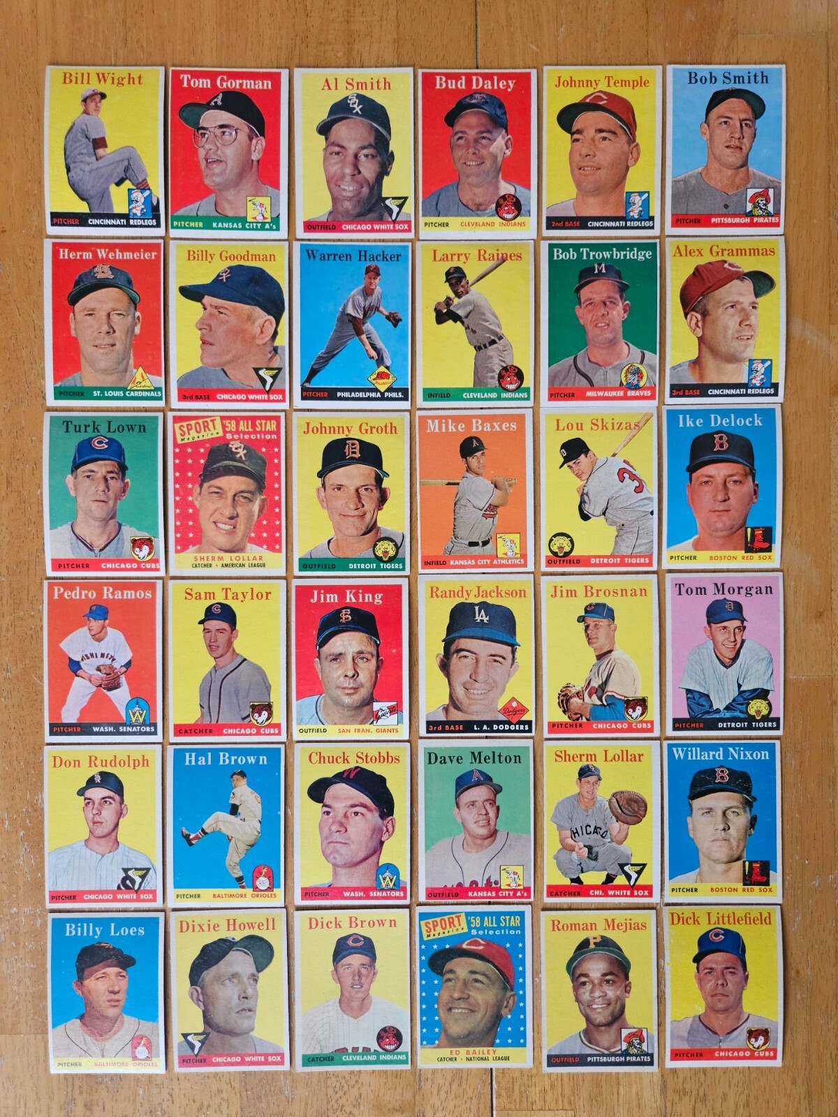 1958 Topps Vintage Baseball card Lot (36). EX+ Real Nice! Comb. Ship. eBay