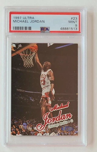 HOF Michael Jordan 1997 Fleer Ultra #23 PSA 9 MINT Chicago Bulls