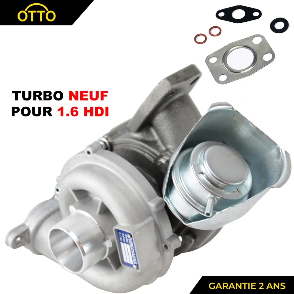 TURBO Turbocompresseur NEUF 1.6 1.6 HDI 110 CV pour Peugeot Citroën FORD TDCI - Photo 3/4