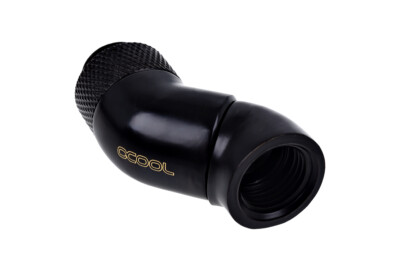 Alphacool Eiszapfen Winkeladapter Doppel-45° drehbar G1/4 AG auf G1/4 IG - Deep