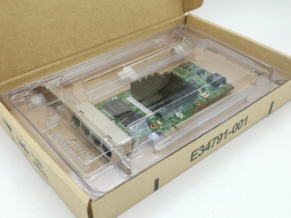Intel I350-T4V2 I350-T4 PCI-E Quad Port RJ45 Gigabit Server Adapter US - Image 2 of 4