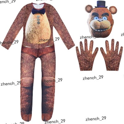 Five Nights at Freddy's Bonnie Cosplay Kostüm Kinder Bodysuit Jumpsuit Fasching