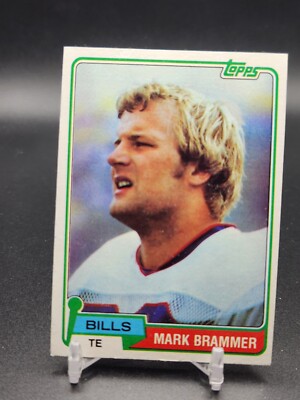 1981 Topps VINTAGE SET BREAK #283 RC Rookie Card Mark Brammer Buffalo Bills TE 
