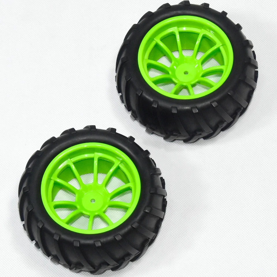HSP part 08010 Wheel Complete 2P for HiMOTO HispeeD RC Model Truck 94108 94188  - Image 3 of 4