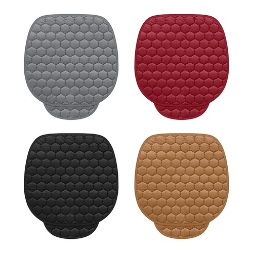 Car Seat Cushion Breathable Car Driver Wedge Chair Seat Pad Non-slip Bottom