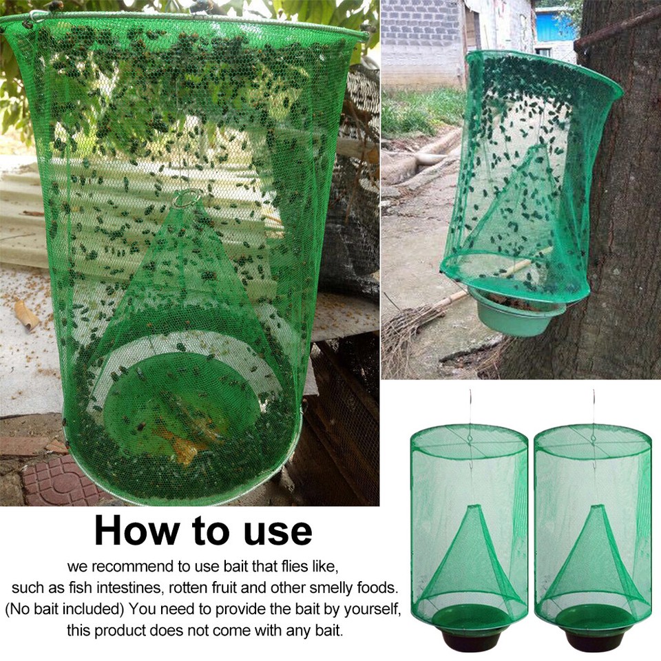 6pcs Pest Control Summer Fly Trap Catching Farm Outdoor Ranch Hanging