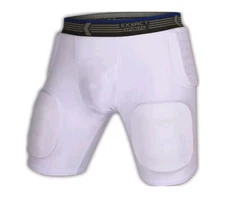 Exxact Sports Rebel 5-Pad Youth Football Girdle for Boys with Integrated Hip YXL