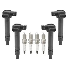 4pcs Ignition Coil & Spark Plug For 2000-2004 Toyota Tacoma 2.4L 2.7L UF323