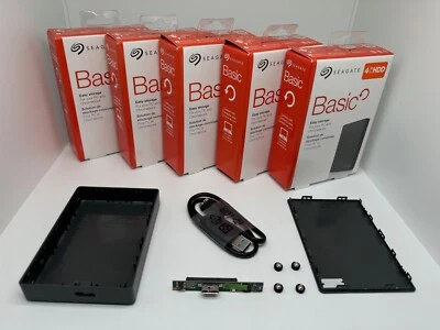 10 Stück externes Festplattengehäuse Seagate Basic Drive 2,5 SATA USB 3.0 15mm