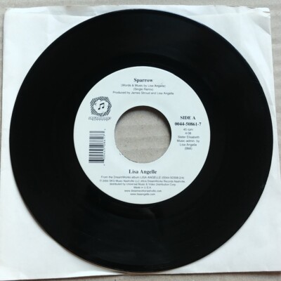 LISA ANGELLE Sparrow 45 7'' RARE COUNTRY Record Vinyl 2000 Dreamworks Records