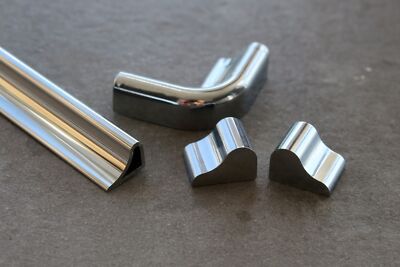 Alu Schwallschutz 60-200cm Duschkabine Schwallleiste Schwallprofil Duschdichtung