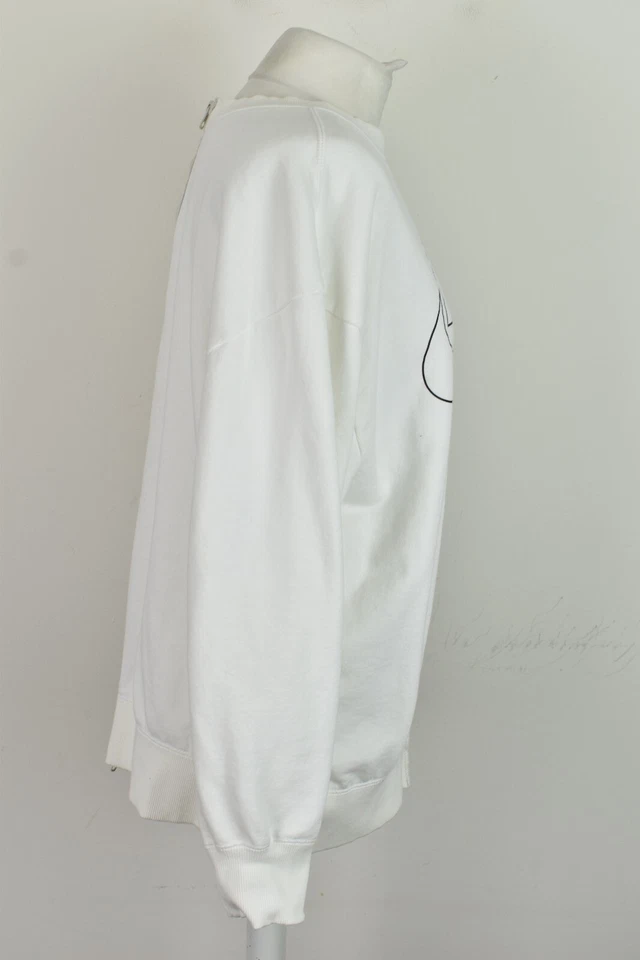 SUPERDRY Beige Crewneck Jumper size S Womens Back Zip Outdoors Outerwear - Image 2 of 4