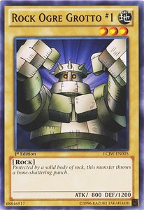 Rock Ogre Grotto 1 - LCJW-EN005 - Common - 1st Edition x3 - Near Mint