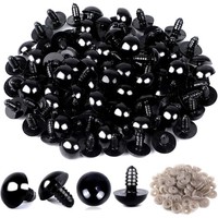 Sicherheitsaugen FüR HäKeltiere, 120 StüCk 16MM Kunststoff Sicherheitsaugen M...