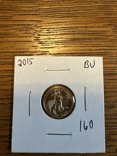 2015 $5 American Gold Eagle 1/10 oz Gold Coin BU.