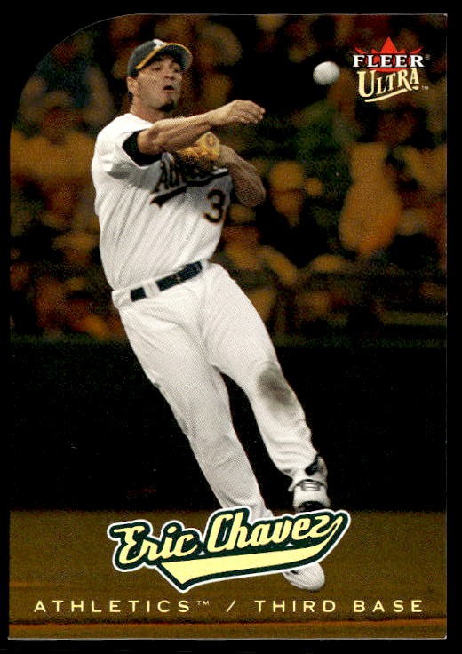 2005 Ultra #121 Eric Chavez Gold Medallion