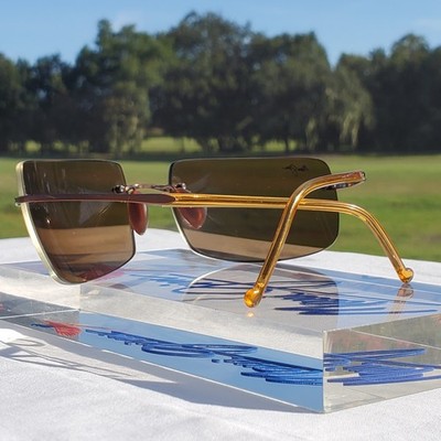 Maui Jim MJ-517-21 Big Beach Polarized Sunglasses 68×18-135 Amber / HCL Bronze Maui Jim  main image 4