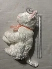 Vintage Ty Beanie Buddies Fancy The White Cat 10"  2003  MWMT  Pristine! New!!