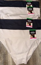 Maidenform  4-Pair Women's High Leg Bikini Seamless Underwear Nylon Blend  L