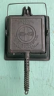 1908 No. 11 Griswold Erie Cast Iron American Slant Logo WAFFLE IRON #3269/#3270