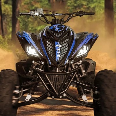 2pcs LED Headlights DRL Lamp Combo For Yamaha Raptor 250 350 700 YFZ 450 450R