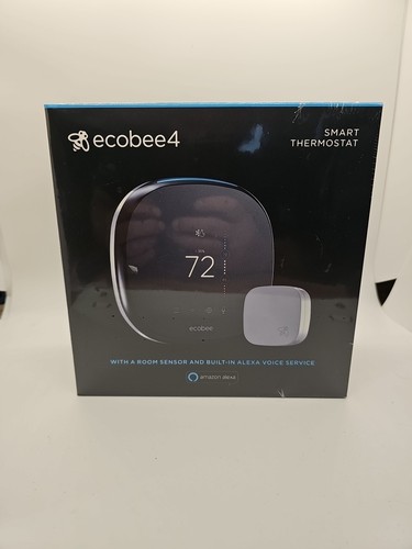 Ecobee 4 Termostato Intelligente con Sensore Ambientale e Servizio Vocale Alexa Integrato