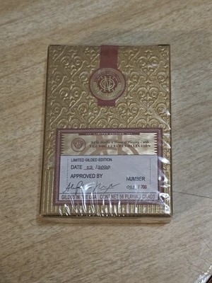 NOC Luxury Collection Limited Gilded Edition Playing Cards Modern (1970-Now)