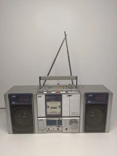 New ListingVintage JVC Detachable Stereo Boombox. Portable Radio + Walkman AUX PC-RM100JW