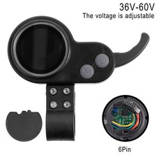 6 Pin Accelerator With LCD Display For JP Electric Scooter Voltage Range