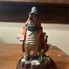 Robert Harrop Basset Hound Christmas Carol Limited Edition Figurine