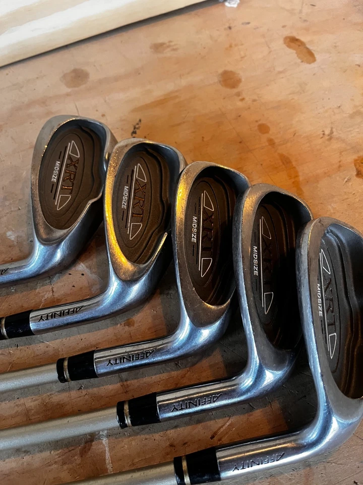 5- Affinity XRT mid size irons #'s 4,5,6,8,9 39-1/2 inches - Image 3 of 4
