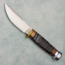 Marbles USA Fieldcraft Fixed Blade Knife Impala Handles w/Aluminum Pommel w/Box