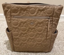 New Disney Tan Freshly Picked Minnie Mouse Baby Diaper Backpack