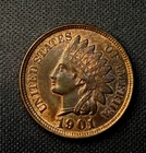1901 Indian Head Cent 1C Choice uncirculated BN Superb Strike Pull Diamonds