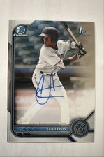 2022 Bowman Chrome - Prospect Autographs Ian Lewis #CPA-IL (AU, RC)
