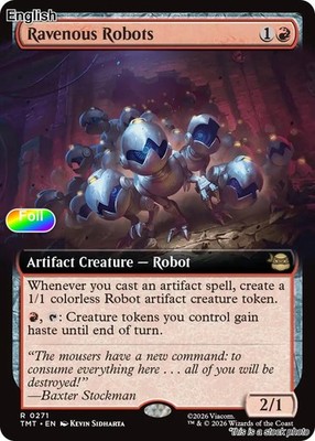 Ravenous Robots (Extended Art) EN [TMT - 271] - NM [Foil] TCG MTG