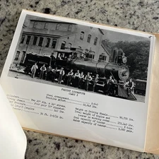 1941 N&W RR Motive Power Dept WWII Promo Book Steam Locomotive Specs Photos Map