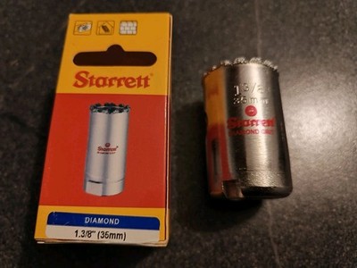 Starrett D0138 35 mm / 1,3/8'' Diamant-Lochfräser 
