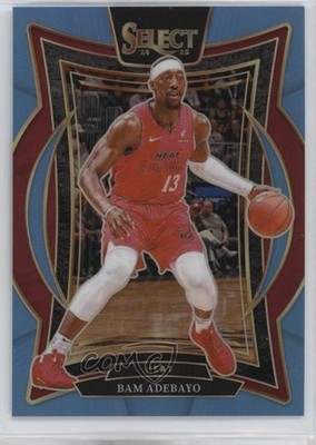 2024-25 Panini Select Concourse Light Blue Prizm 174/299 Bam Adebayo #15 1u6